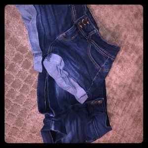 Denim shorts